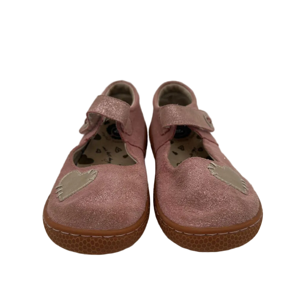 Velcro Clasp Glittery Mary Janes