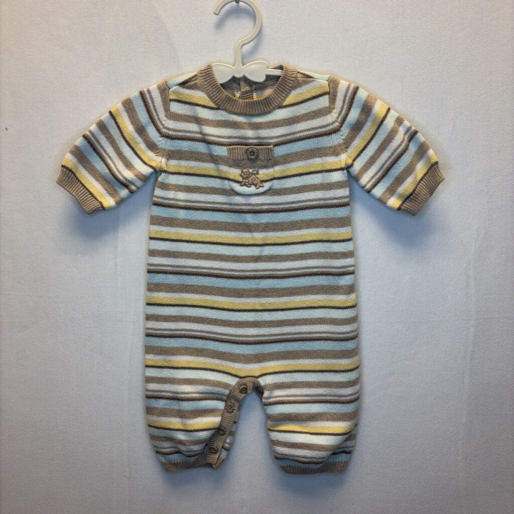 LS Striped Romper