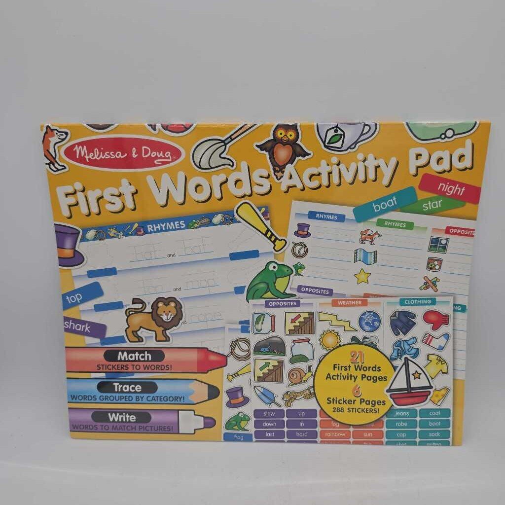First Words Activity Pad