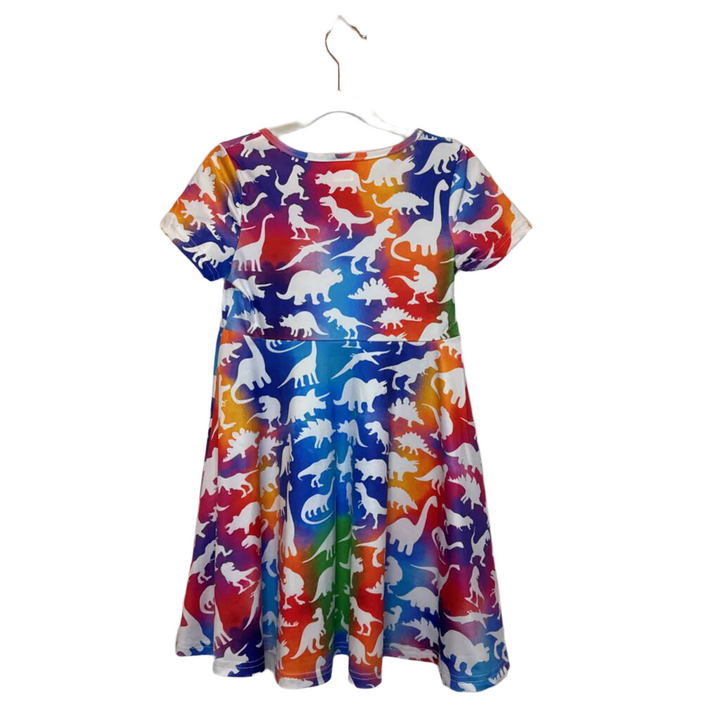Short Sleeve Dress/Dinosaur