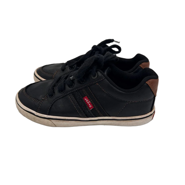 Lace Up Faux Leather Sneaker