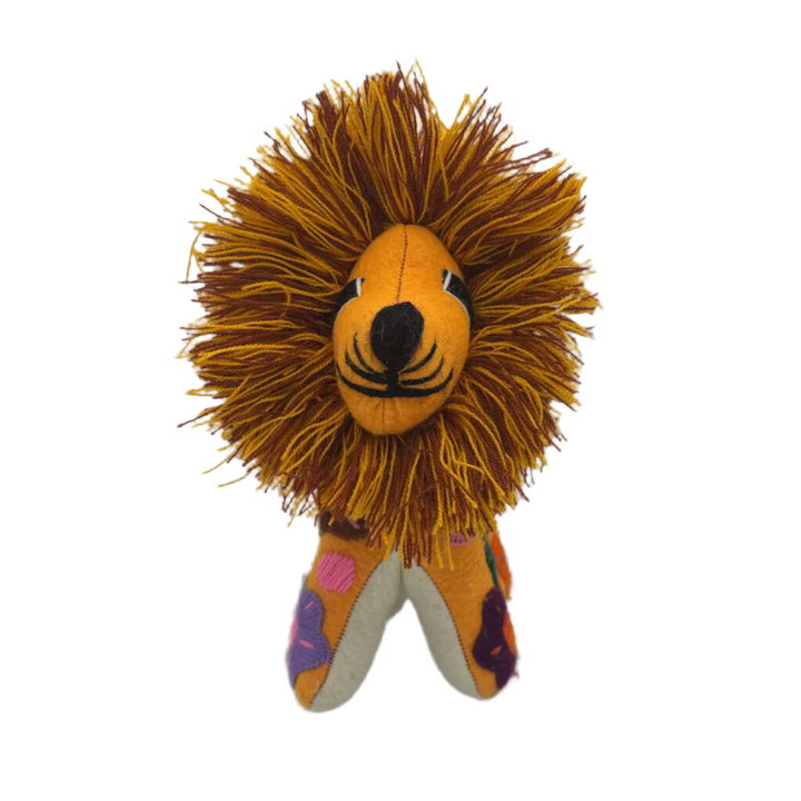 Hand Embroidered Lion