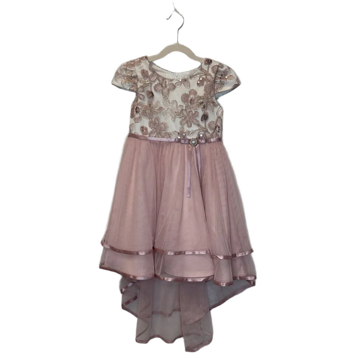 Cap Sleeve Tulle Skirt Dress / Flowers