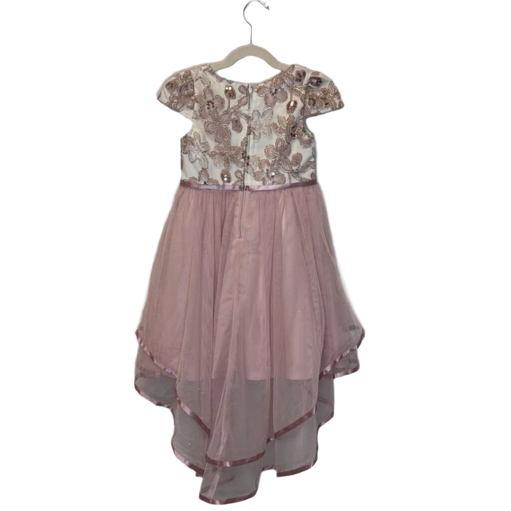 Cap Sleeve Tulle Skirt Dress / Flowers