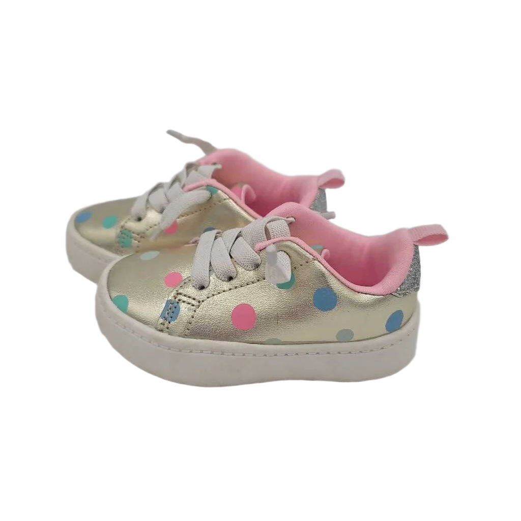 Lace Up Sneakers / Dots