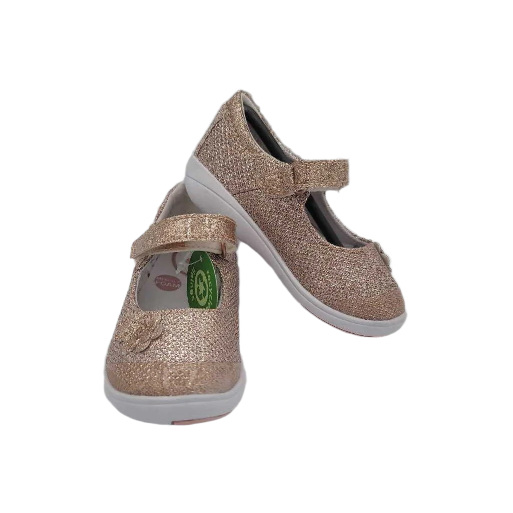 Velcro Glittery Slip On Shoes