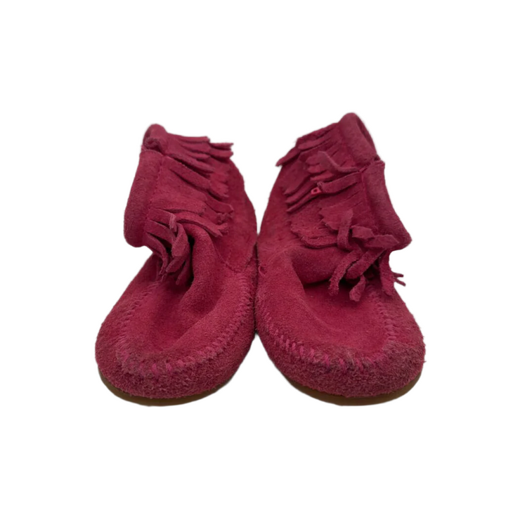 Zip Up Suede Moccasin