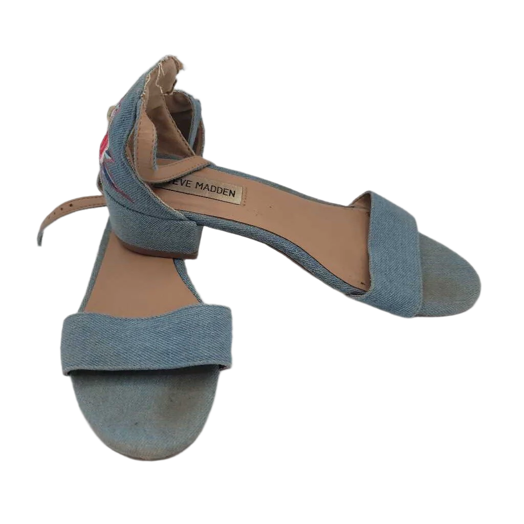 Kitten Heel Shoe / Floral Heel