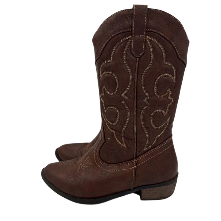 Zip Up Cowboy Boots