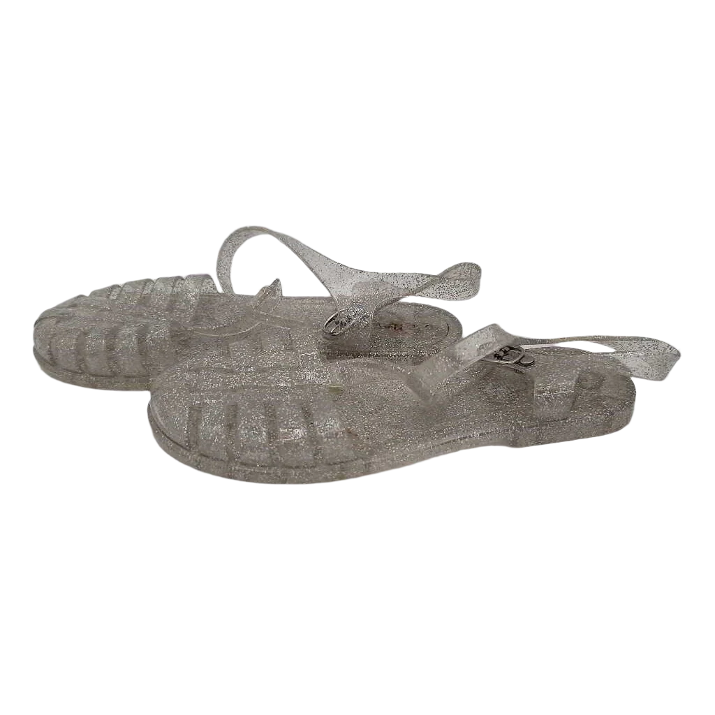 Buckle Clasp Jelly Sandals / Sparkle
