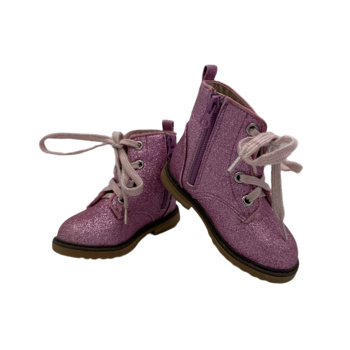 Zip + Lace Up Boots