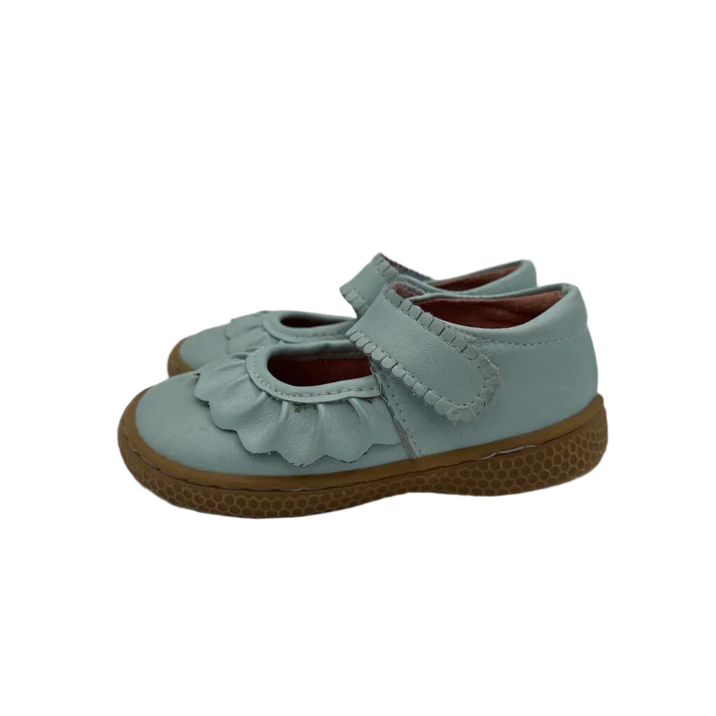 Velcro Leather Mary Janes