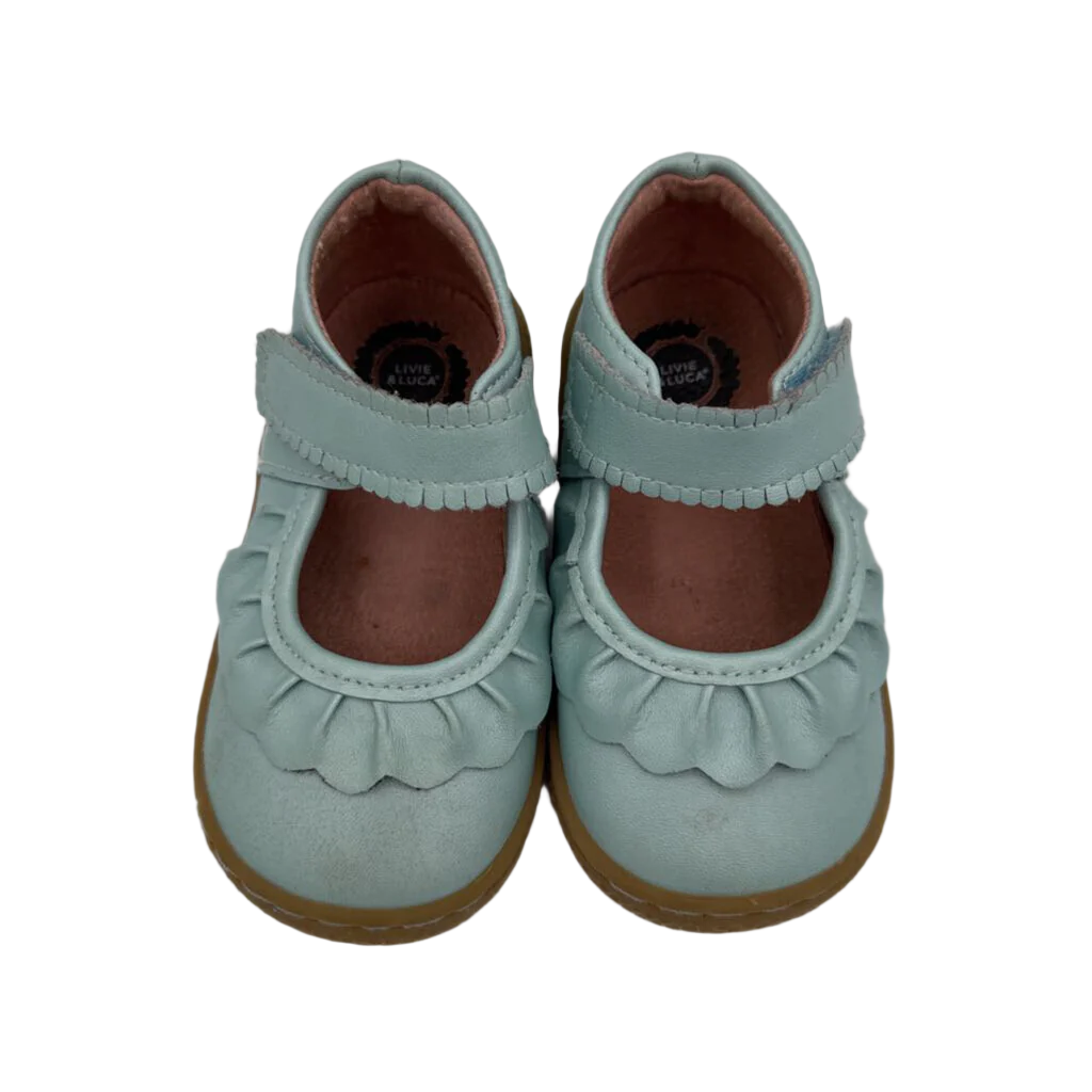 Velcro Leather Mary Janes
