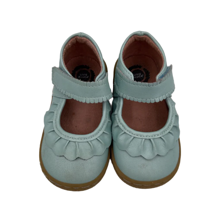 Velcro Leather Mary Janes