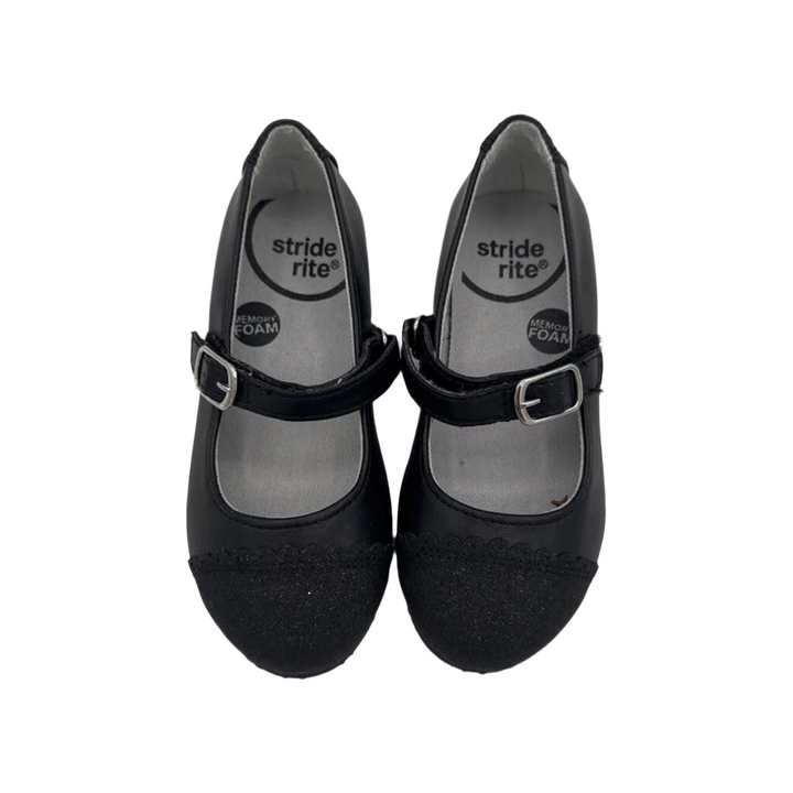 Velcro Slip On Glitter Toe Shoes