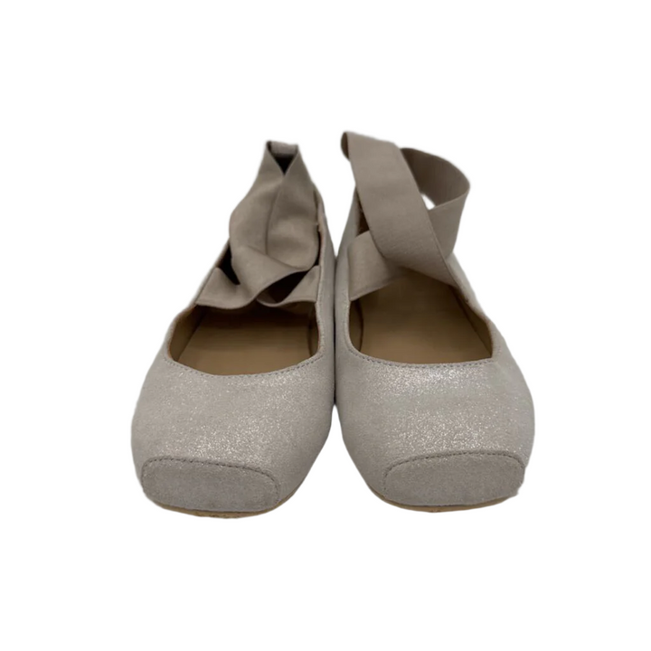 Elastic Band Flat Toe Dance Shoes