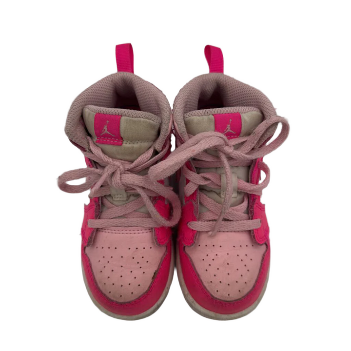 Lace Up High-Top Sneakers / Swoosh