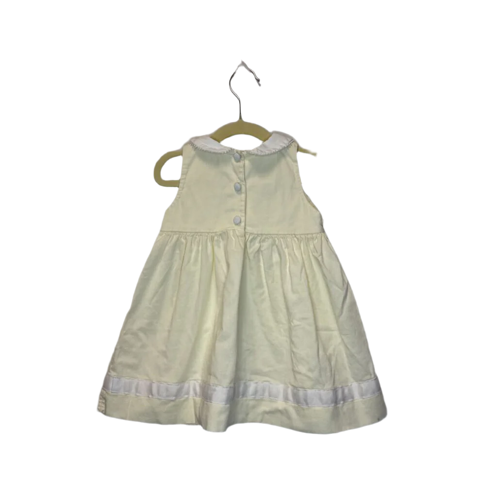 Sleeveless Peter Pan Pearl Collar Dress