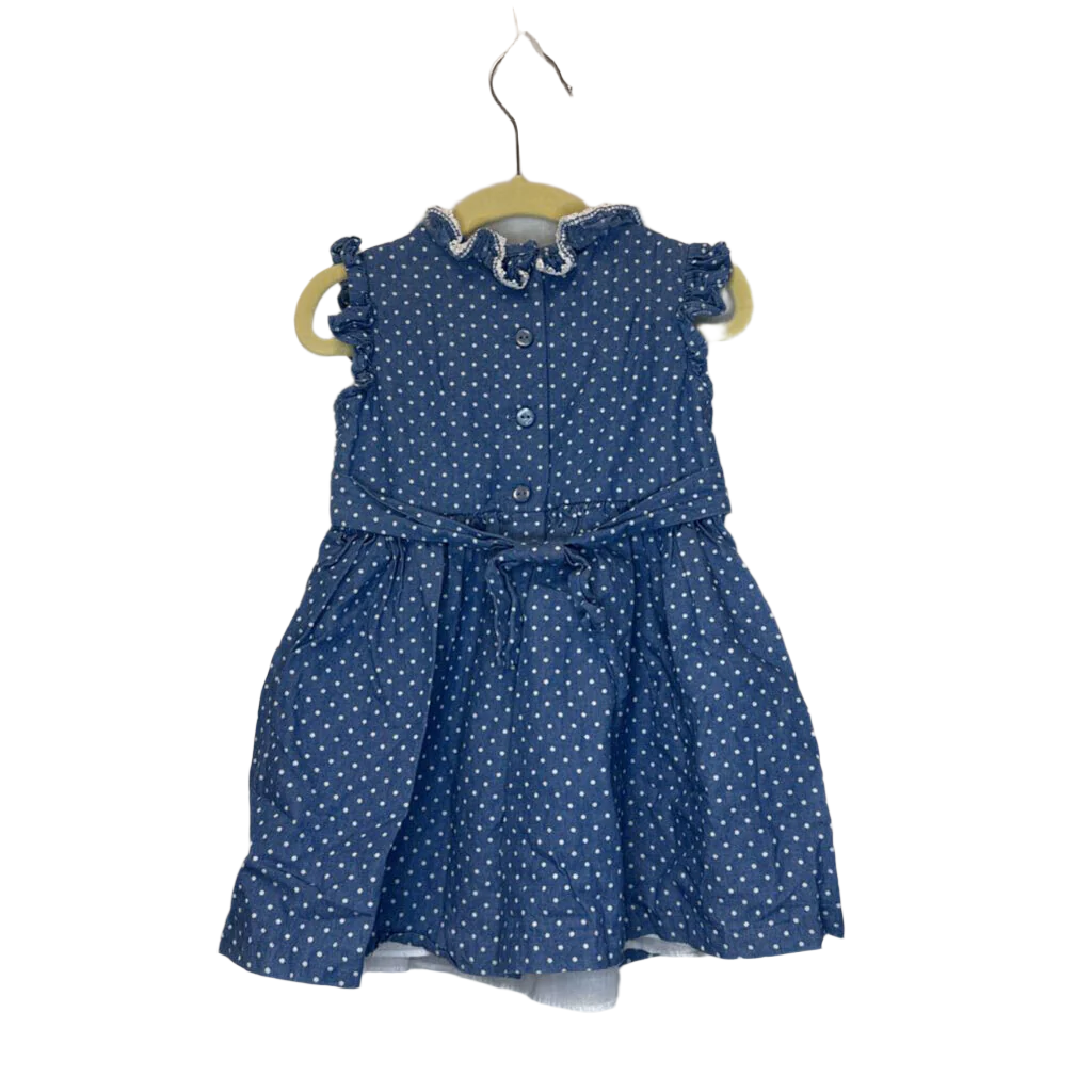 Ruffle Sleeve Dress / Dots