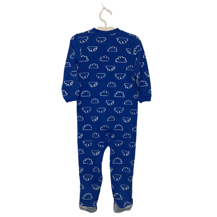 LS Footed Onesie / Clouds