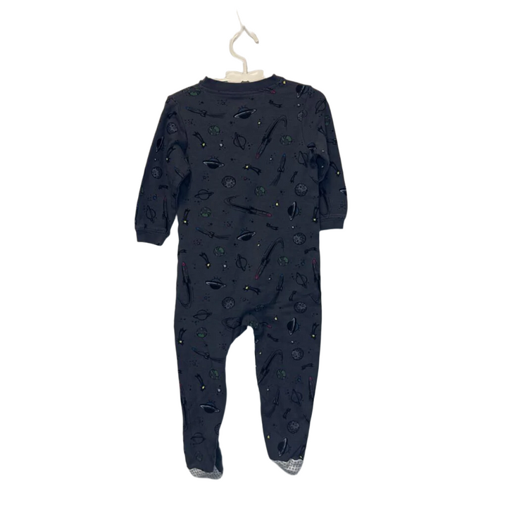 LS Footed Onesie / Outerspace