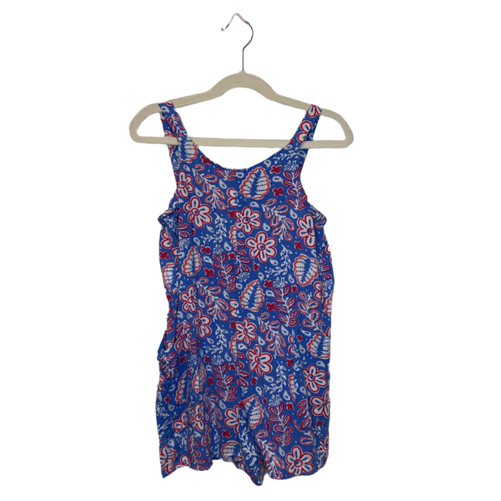 Spaghetti Strap Romper / Flowers