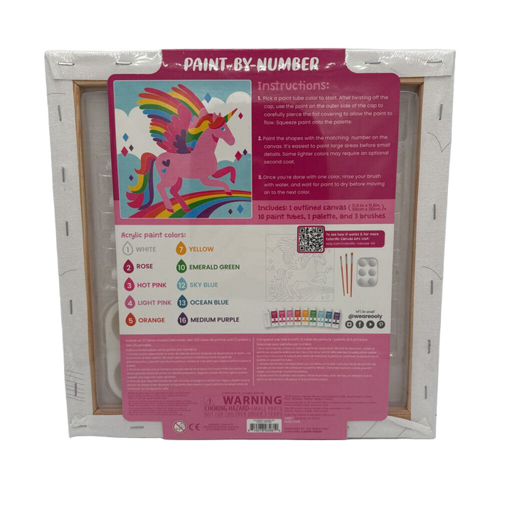 Paint-By-Number Magic Unicorn