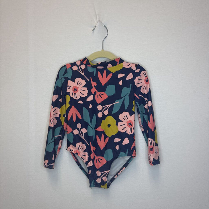 LS Flowers One-Piece Bathing Suit