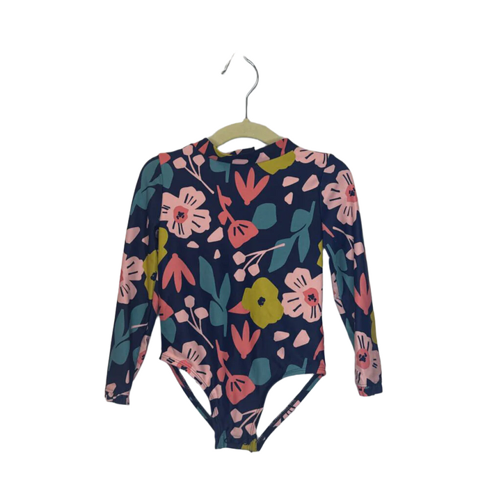 LS Flowers One-Piece Bathing Suit