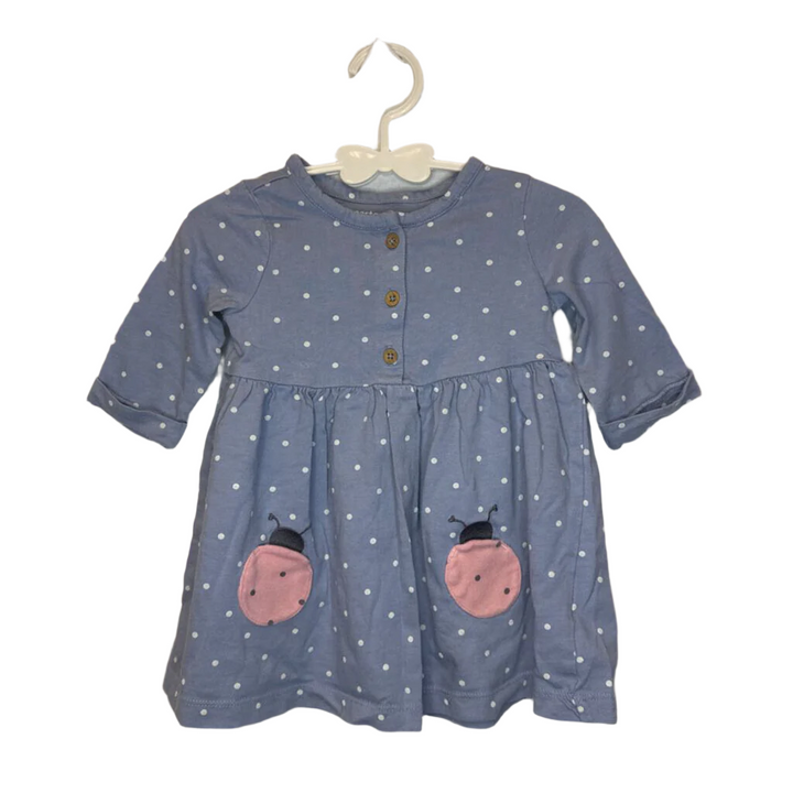 Qtr Sleeve Dress + Diaper Cover