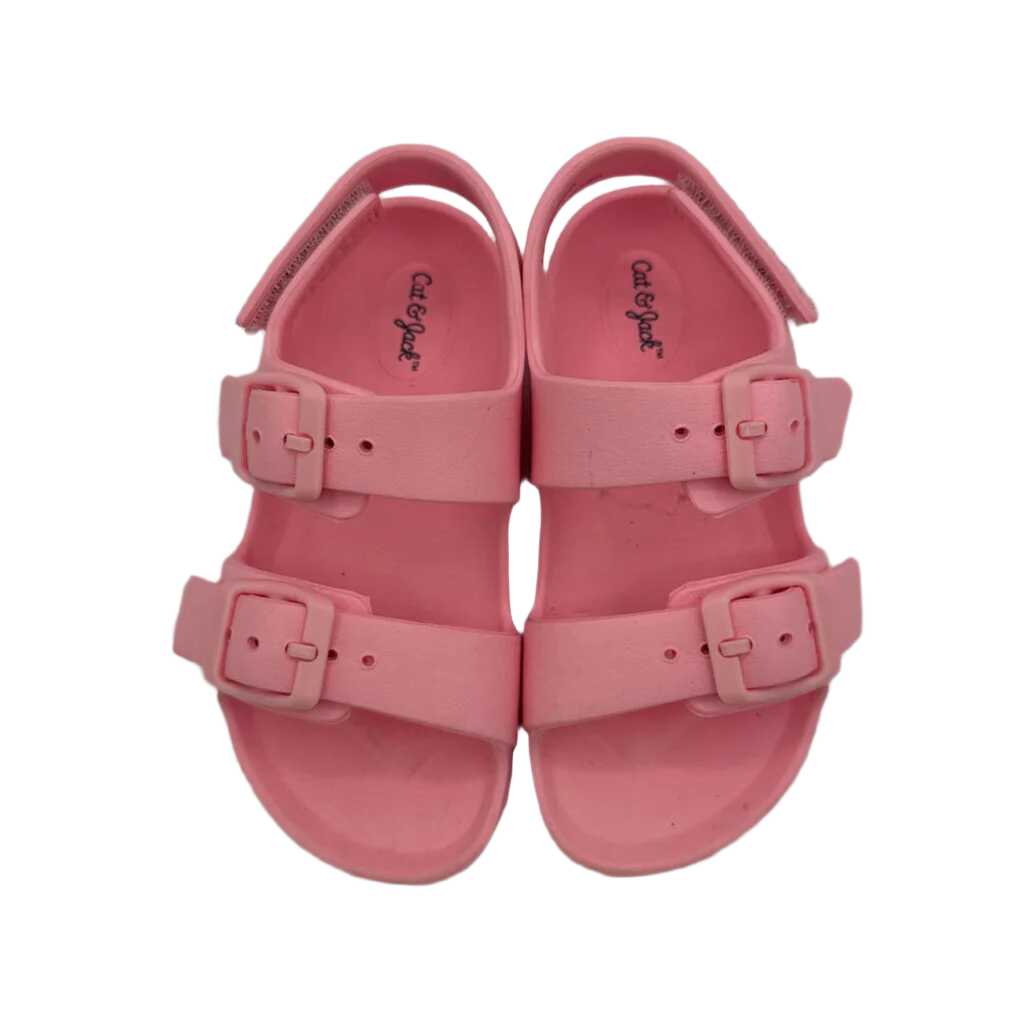 Pink Buckle Sandals