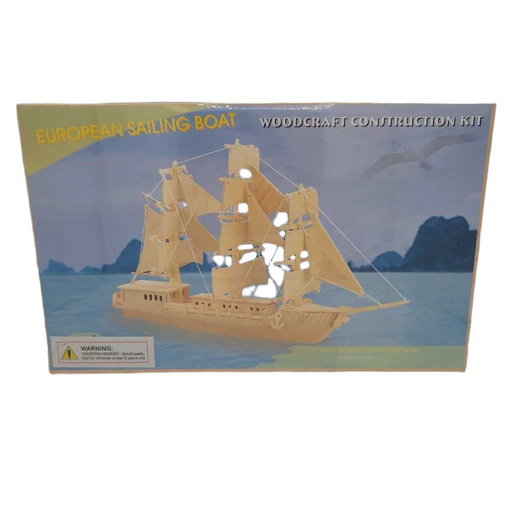 Wooden Sailing Boat Construction Kit
