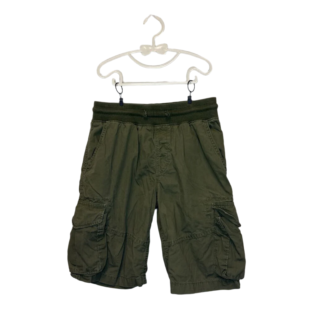 Drawstring Waist Cargo Shorts