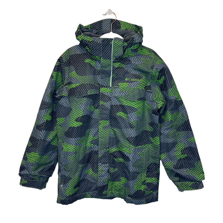 Hooded Windbreaker Jacket / Stripes