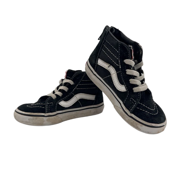 Zip Up Faux Lace Sneakers / Stripe