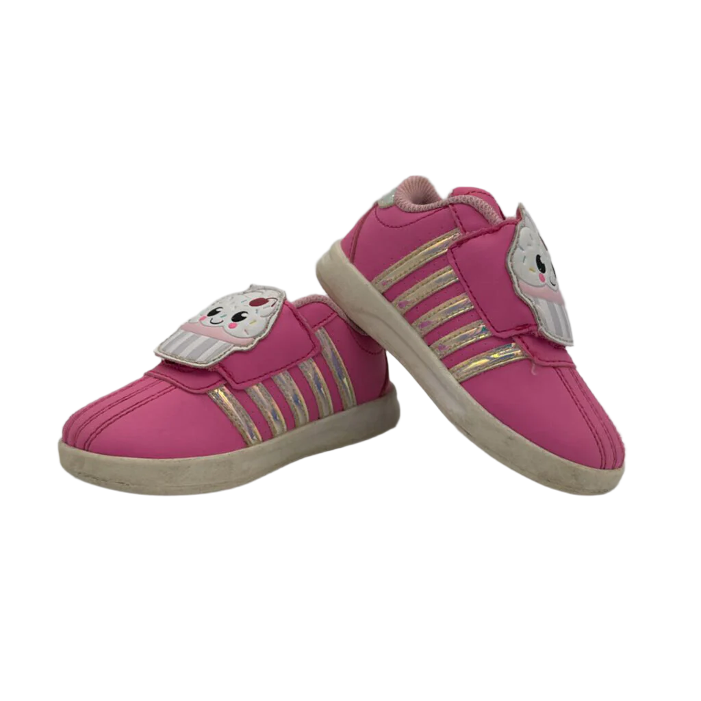 Velcro Tennis Shoes / Cupcakes