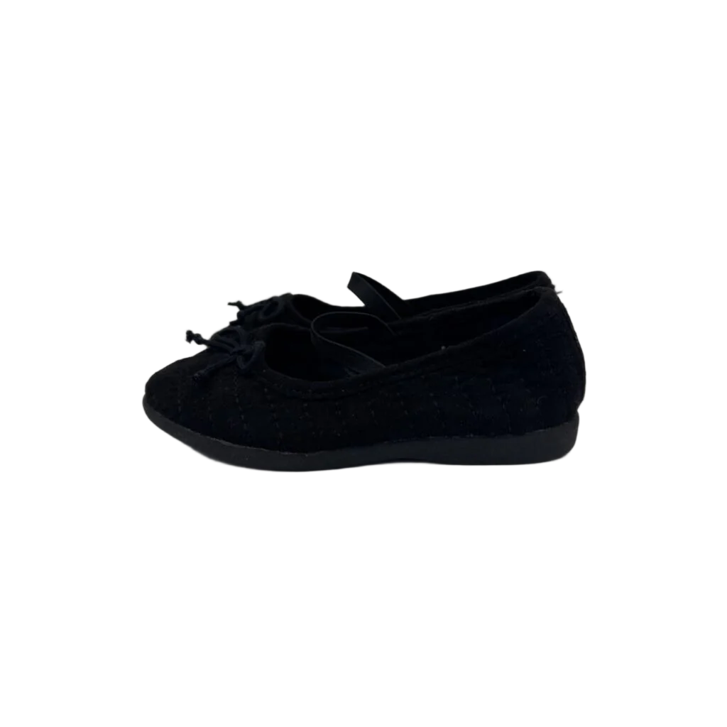 Slip On Velvet Shoes / Ribbon Bow