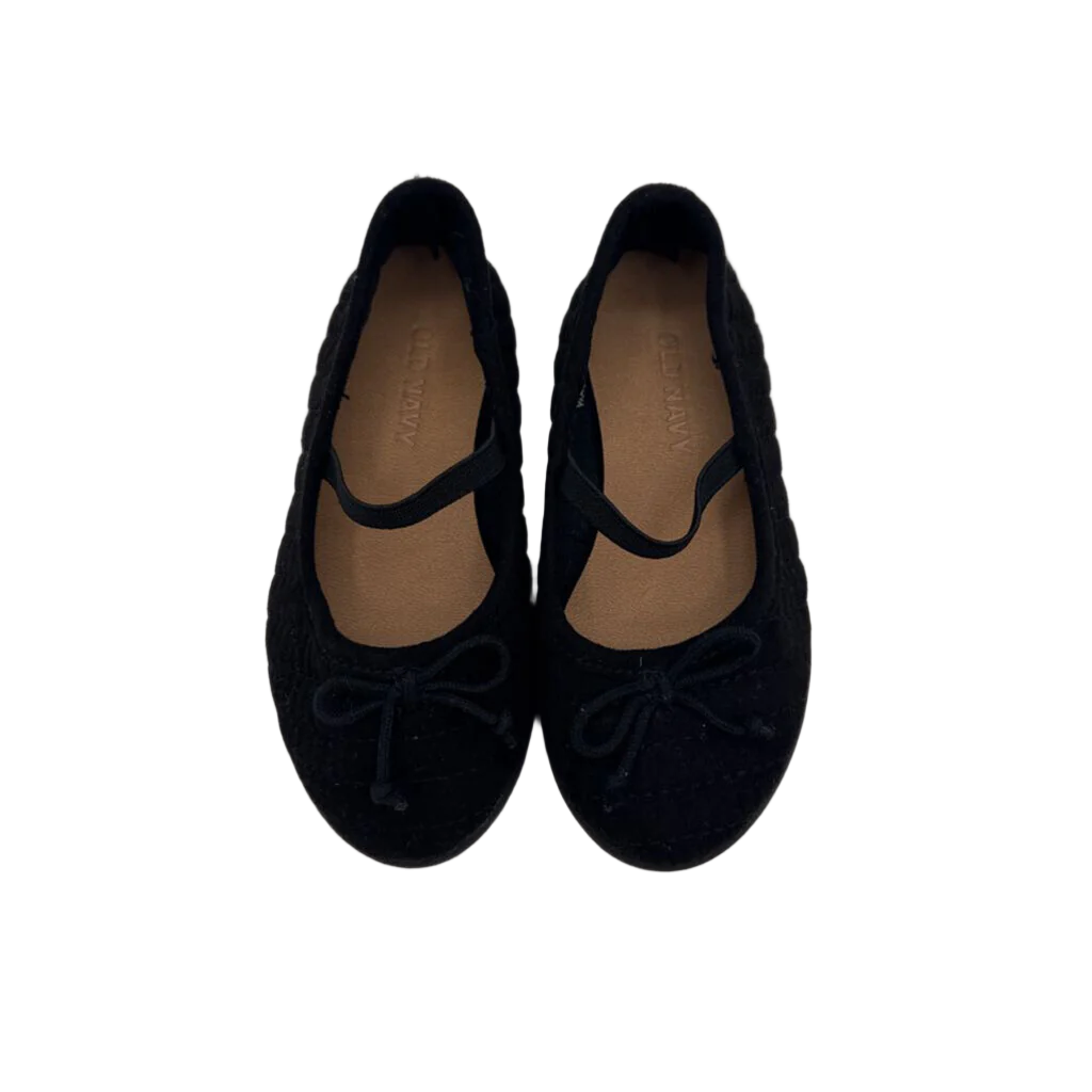 Slip On Velvet Shoes / Ribbon Bow