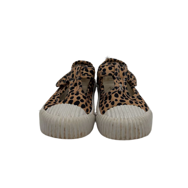 Velcro Slip On Shoes / Leopard Print