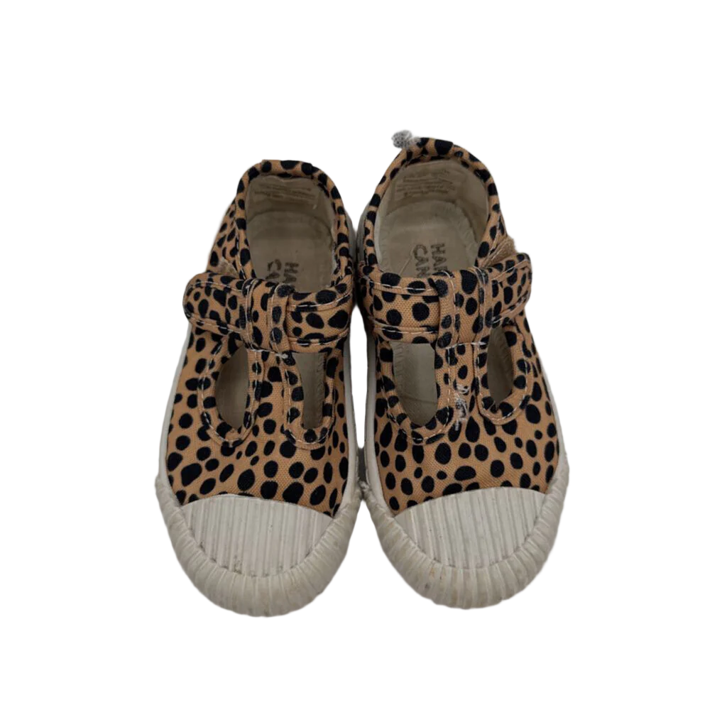 Velcro Slip On Shoes / Leopard Print