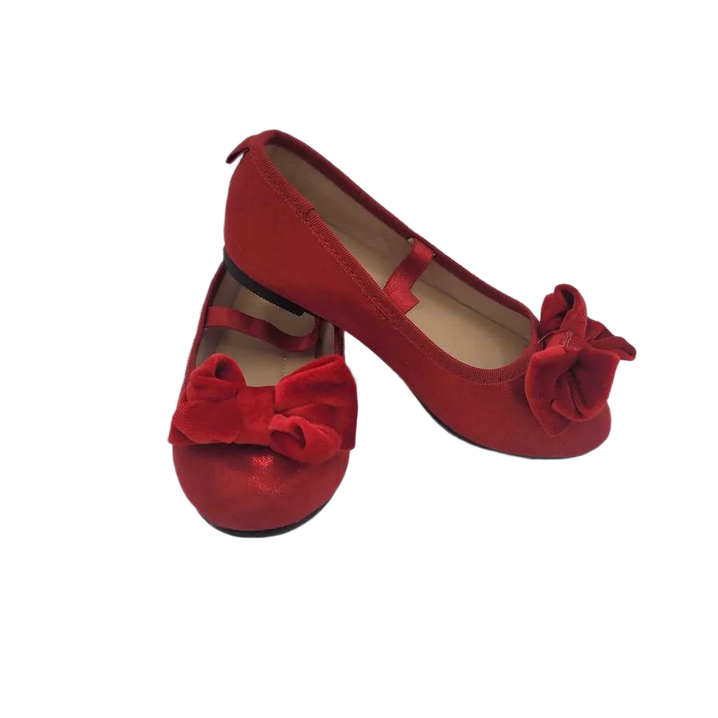 Slip On Shoes + Velvet Bow