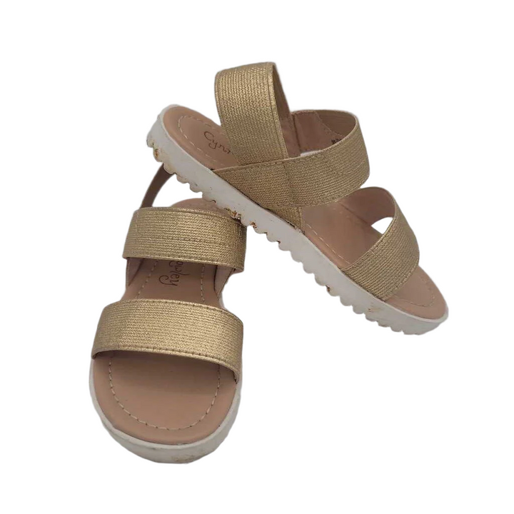 Elastic Strap Sandals