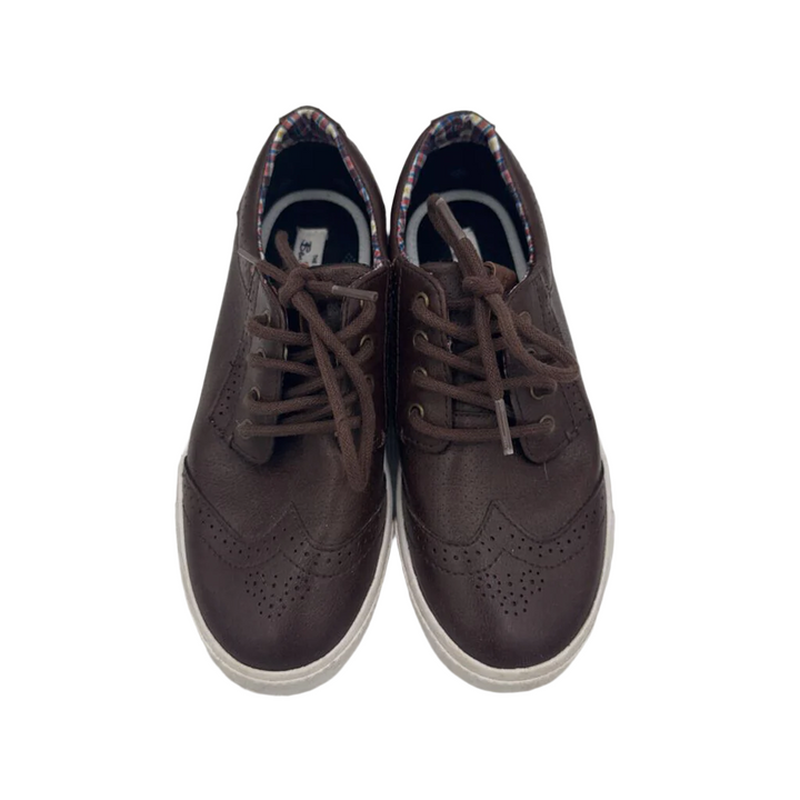 Lace Up Leather Loafers