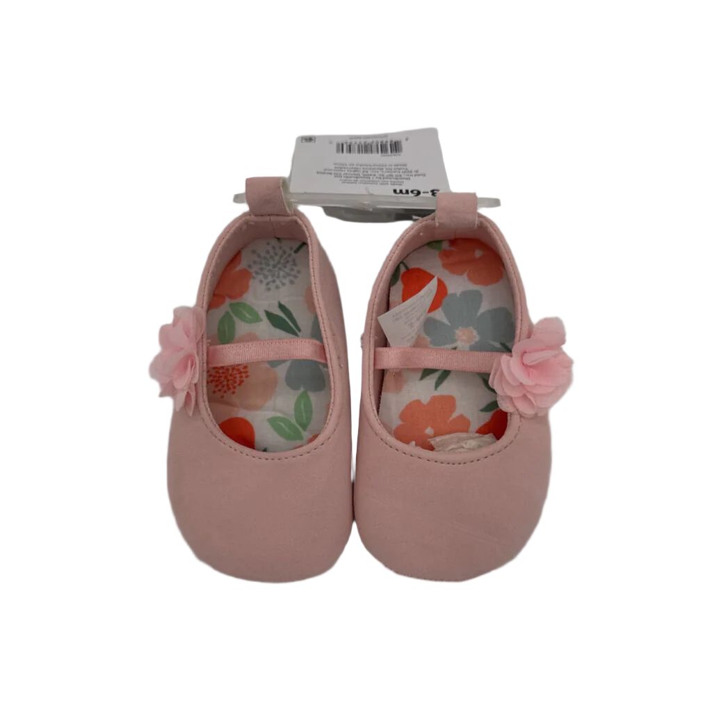 Soft Sole Slip On Shoes / Flowers
