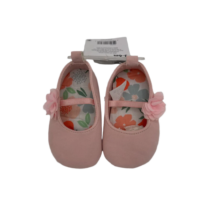 Soft Sole Slip On Shoes / Flowers