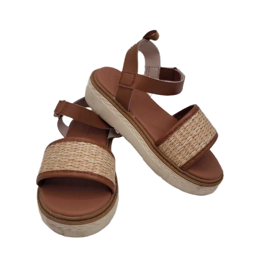 Velcro Clasp Wedge Sandals