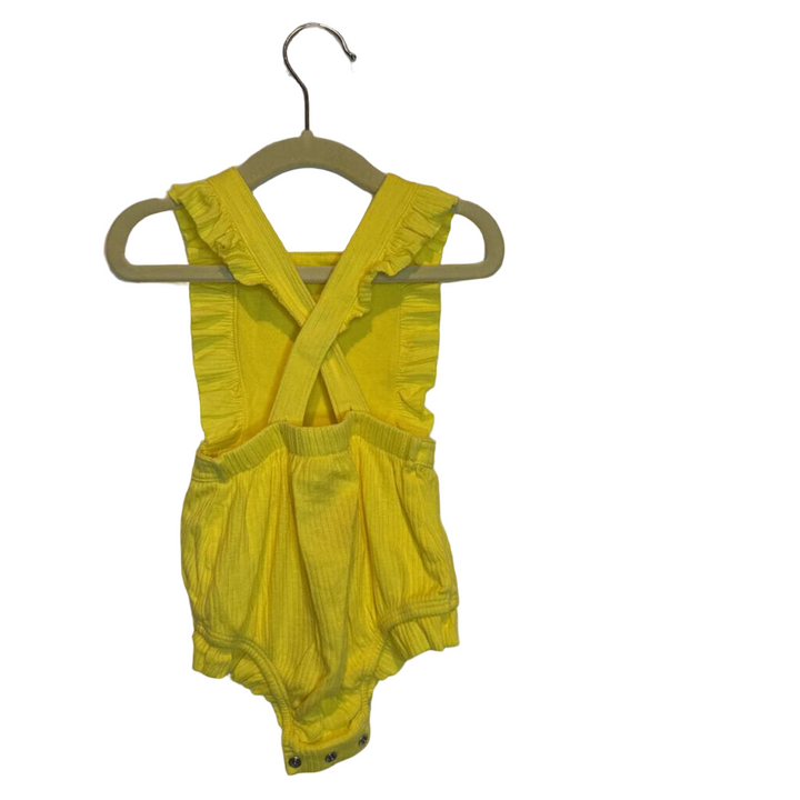 OT Cross Back Apron Romper