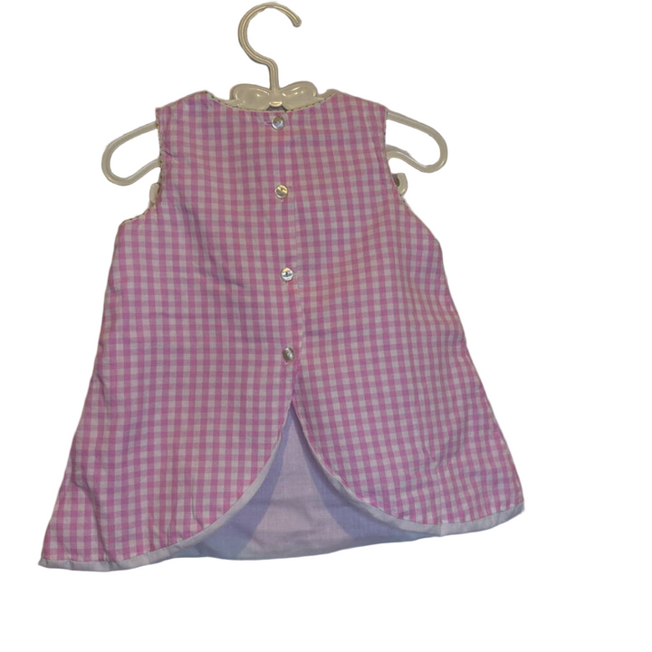 Sleeveless Checkered Shift Dress