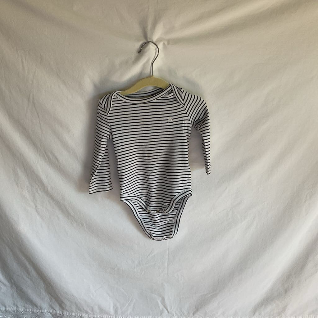 LS Striped Onesie