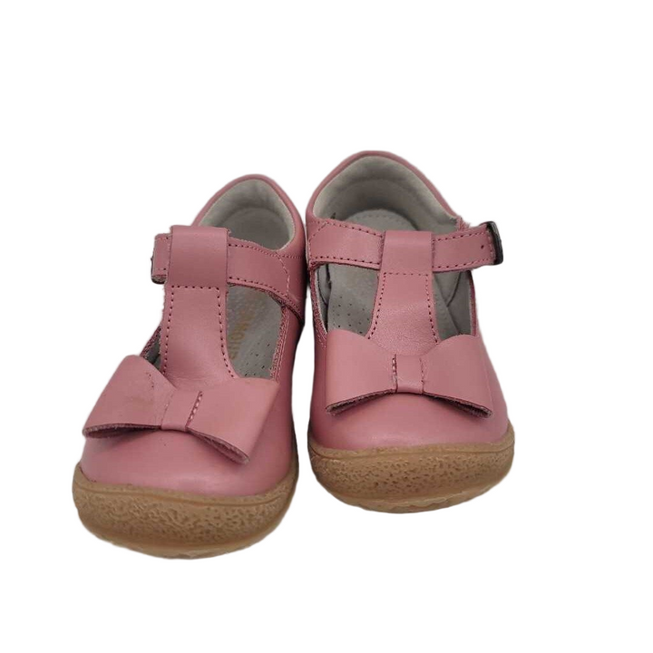 Velcro Clasp Mary Janes / Large Bow